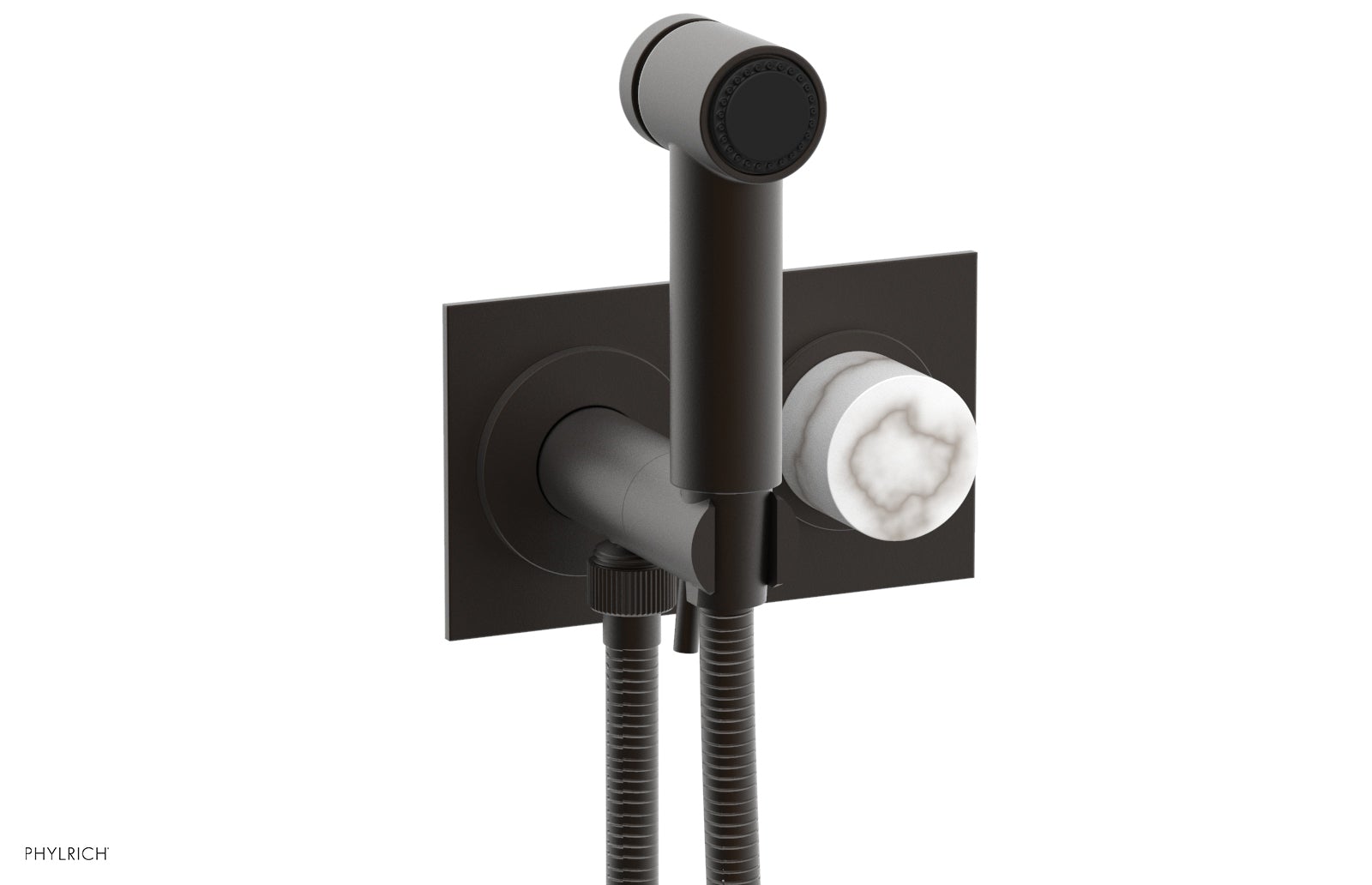 BASIC II Wall Mounted Bidet Marble Handle 230-67