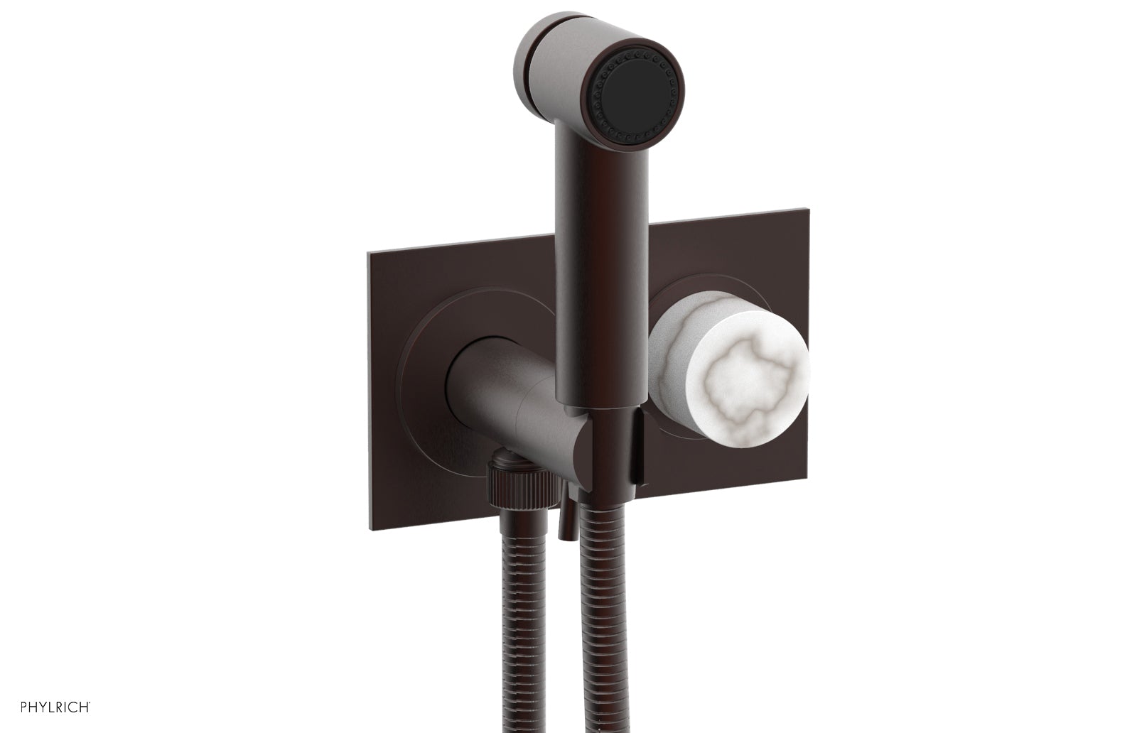 BASIC II Wall Mounted Bidet Marble Handle 230-67