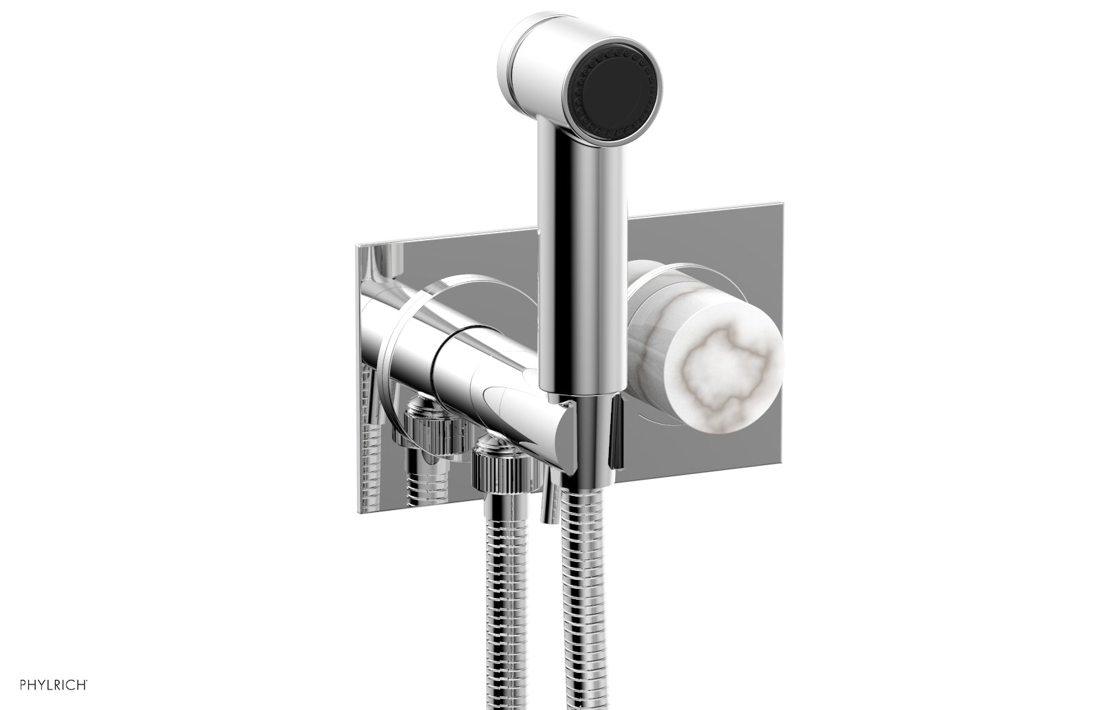 BASIC II Wall Mounted Bidet Marble Handle 230-67