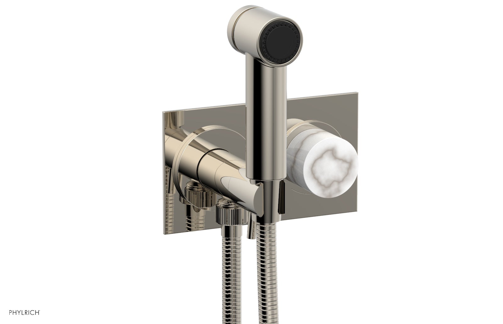 BASIC II Wall Mounted Bidet Marble Handle 230-67