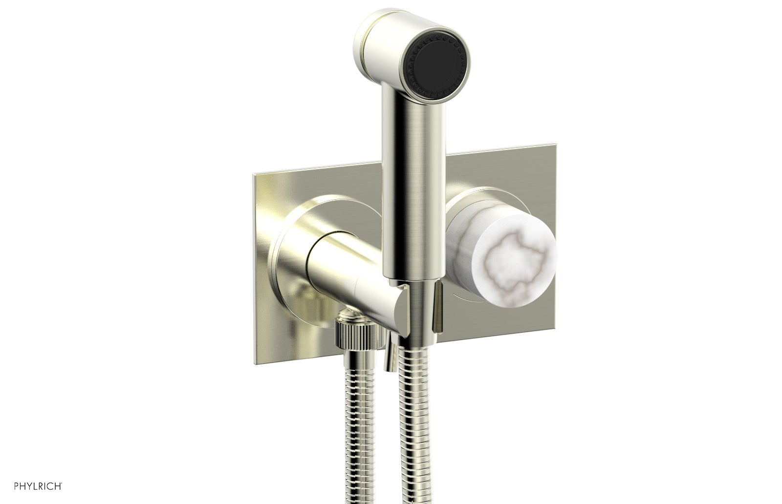 BASIC II Wall Mounted Bidet Marble Handle 230-67