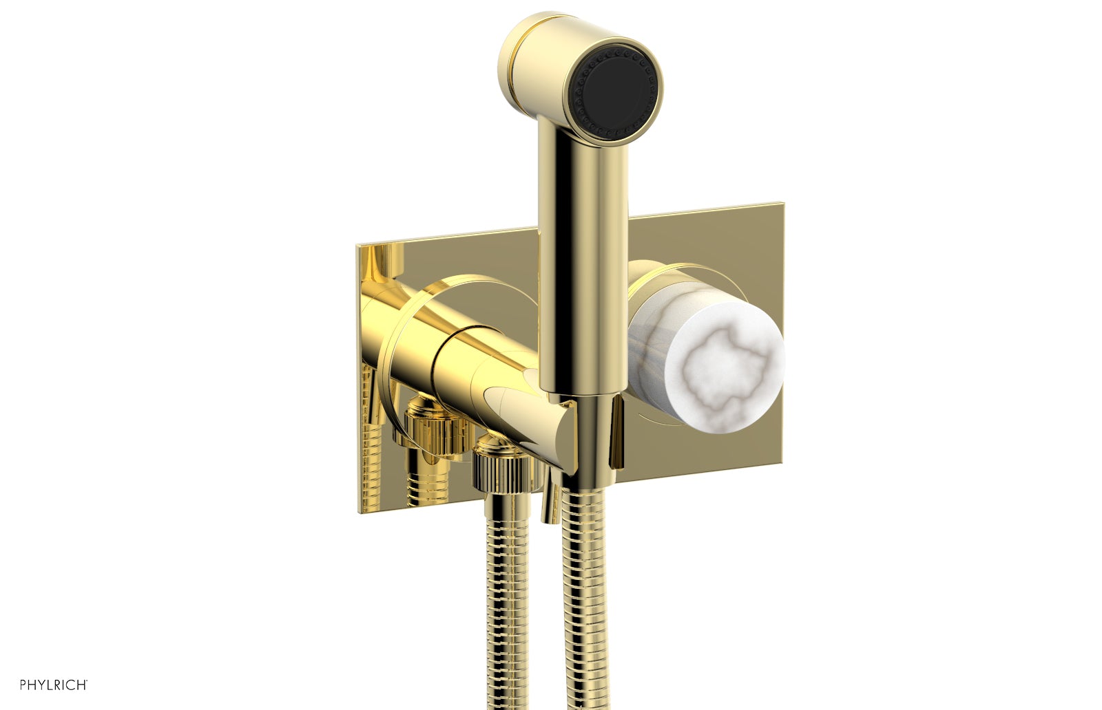 BASIC II Wall Mounted Bidet Marble Handle 230-67