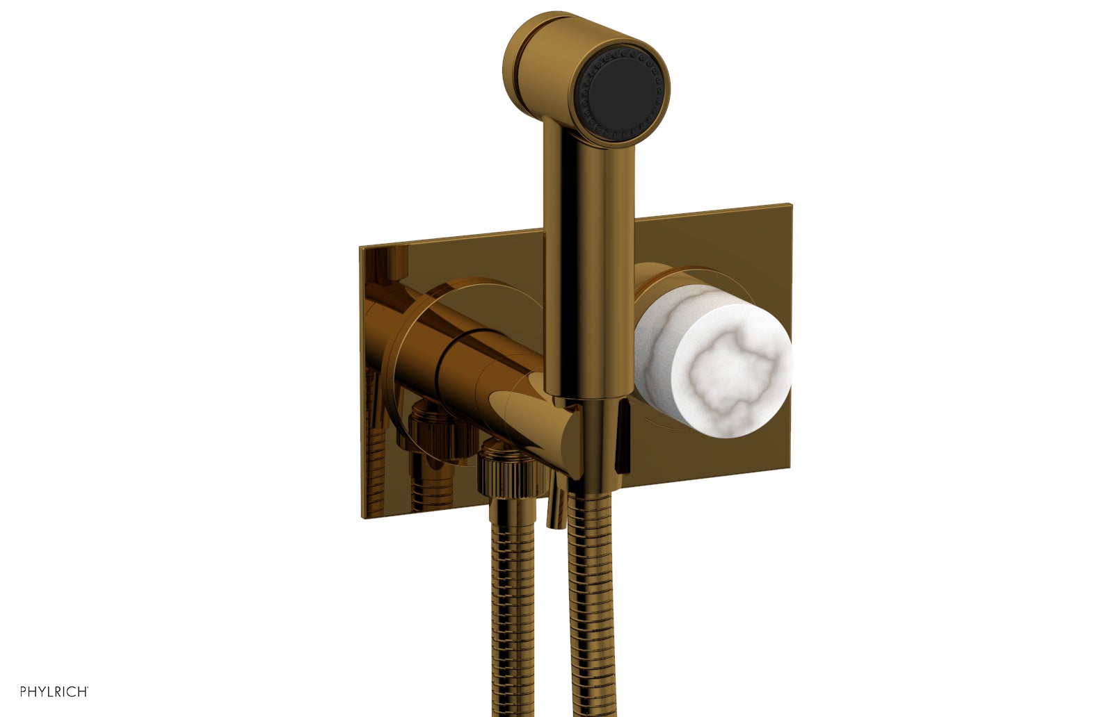 BASIC II Wall Mounted Bidet Marble Handle 230-67