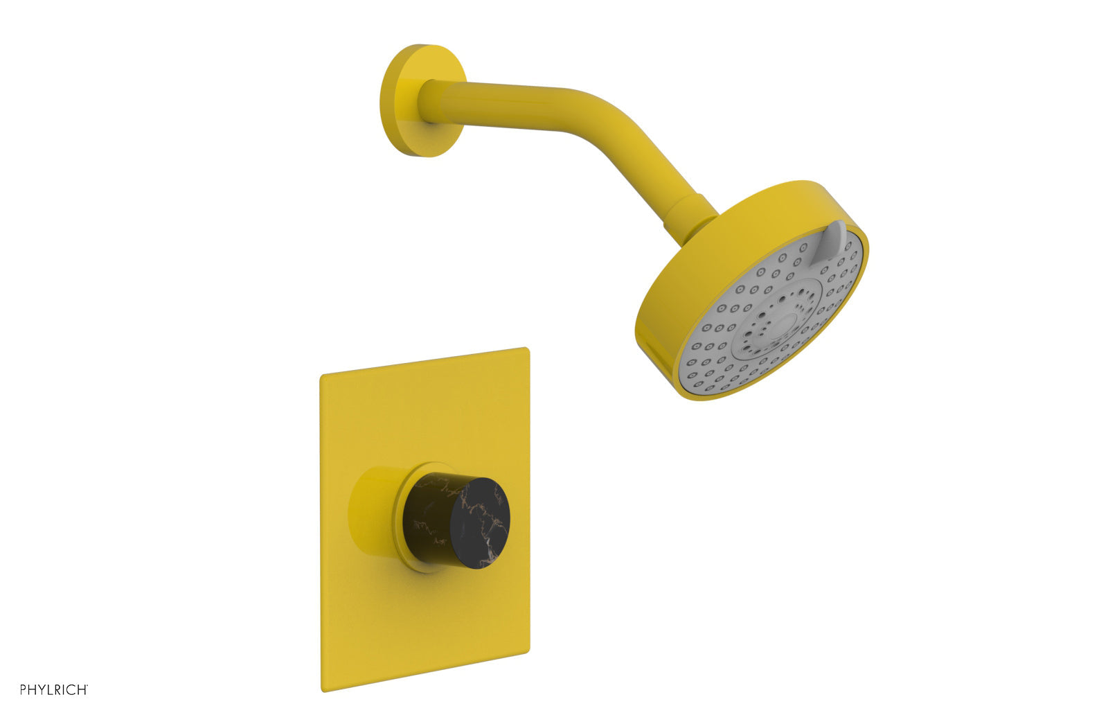 BASIC II Pressure Balance Shower Set - Black Marble Handle 230S-23