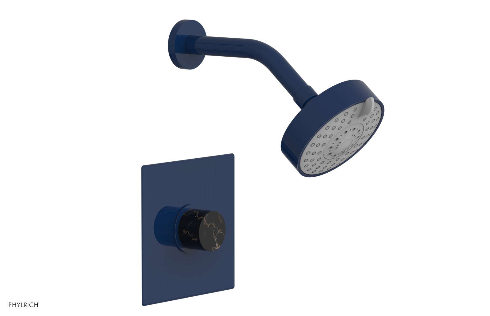 BASIC II Pressure Balance Shower Set - Black Marble Handle 230S-23