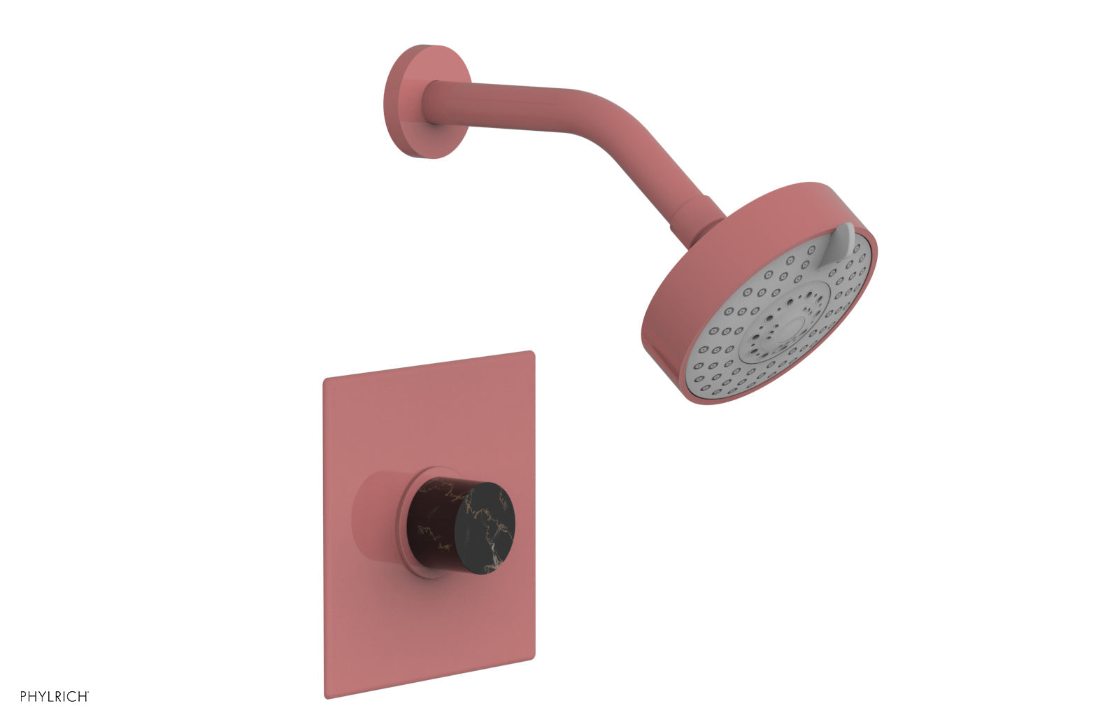 BASIC II Pressure Balance Shower Set - Black Marble Handle 230S-23