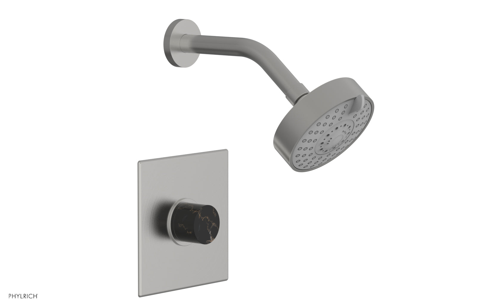 BASIC II Pressure Balance Shower Set - Black Marble Handle 230S-23