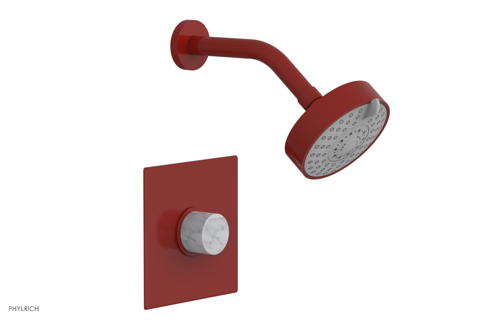 BASIC II Pressure Balance Shower Set - White Marble Handle 230S-23