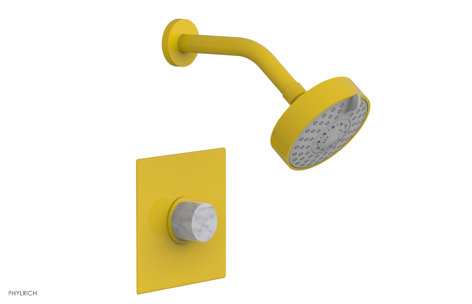 BASIC II Pressure Balance Shower Set - White Marble Handle 230S-23