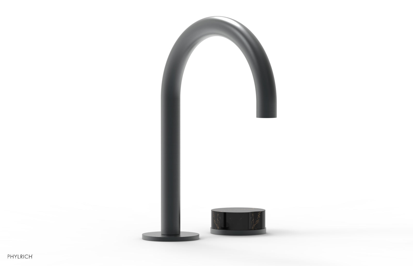 CIRC - Single Handle Faucet - High Spout, Marble Handles 250-06