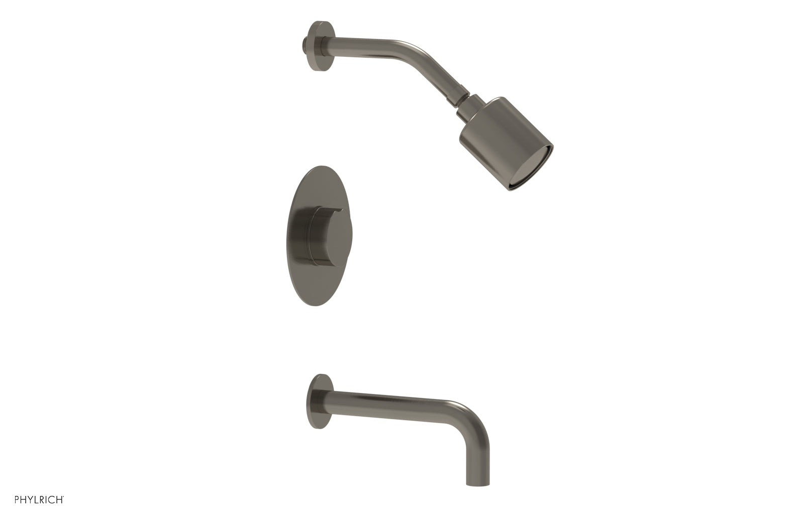 CIRC Pressure Balance Tub and Shower Set - Round Handle 250-26