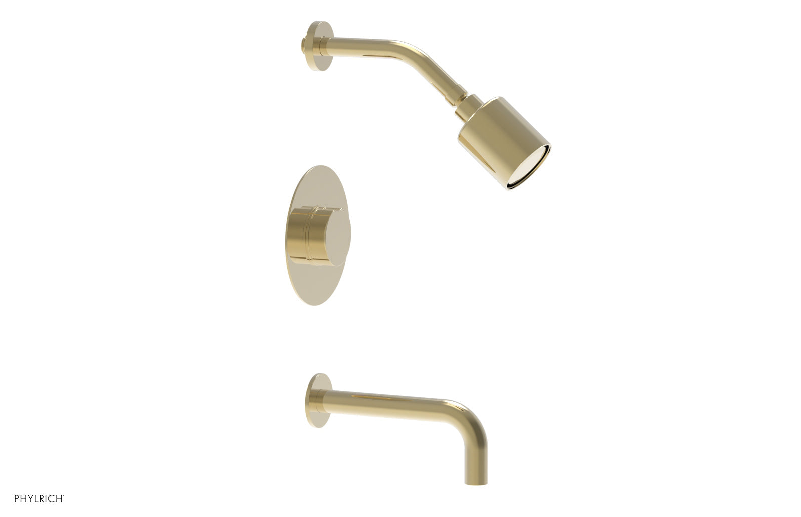 CIRC Pressure Balance Tub and Shower Set - Round Handle 250-26
