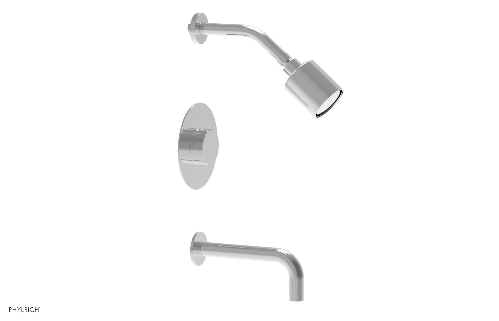 CIRC Pressure Balance Tub and Shower Set - Round Handle 250-26