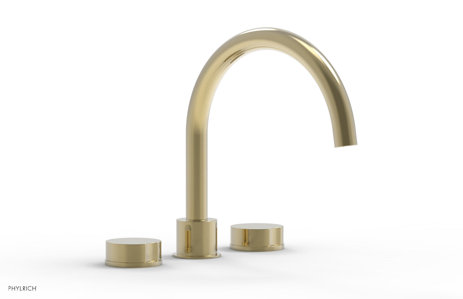 CIRC - Deck Tub Set - High Spout Round Handles 250-40