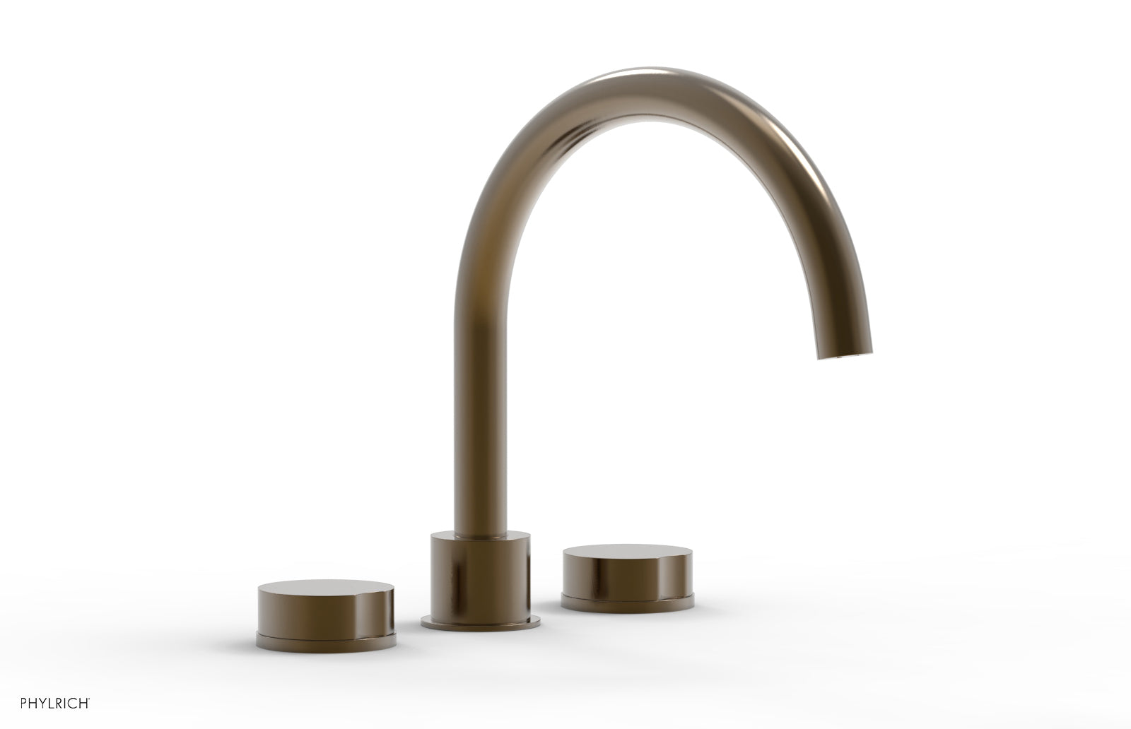 CIRC - Deck Tub Set - High Spout Round Handles 250-40