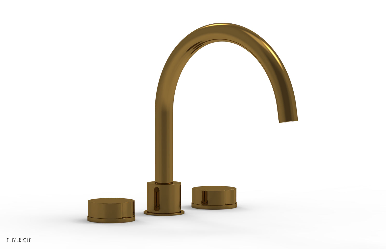 CIRC - Deck Tub Set - High Spout Round Handles 250-40