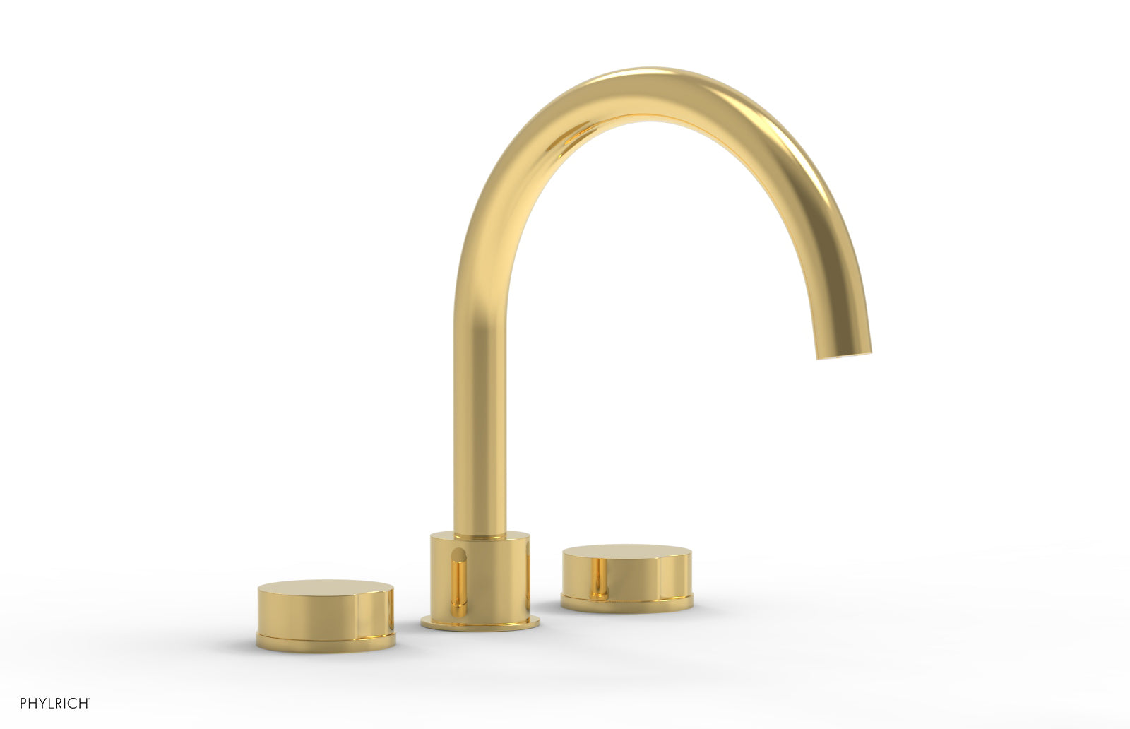 CIRC - Deck Tub Set - High Spout Round Handles 250-40