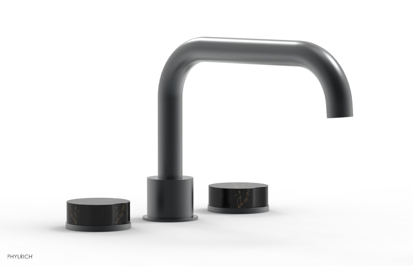 CIRC - Deck Tub Set - Low Spout Marble Handles 250L-42