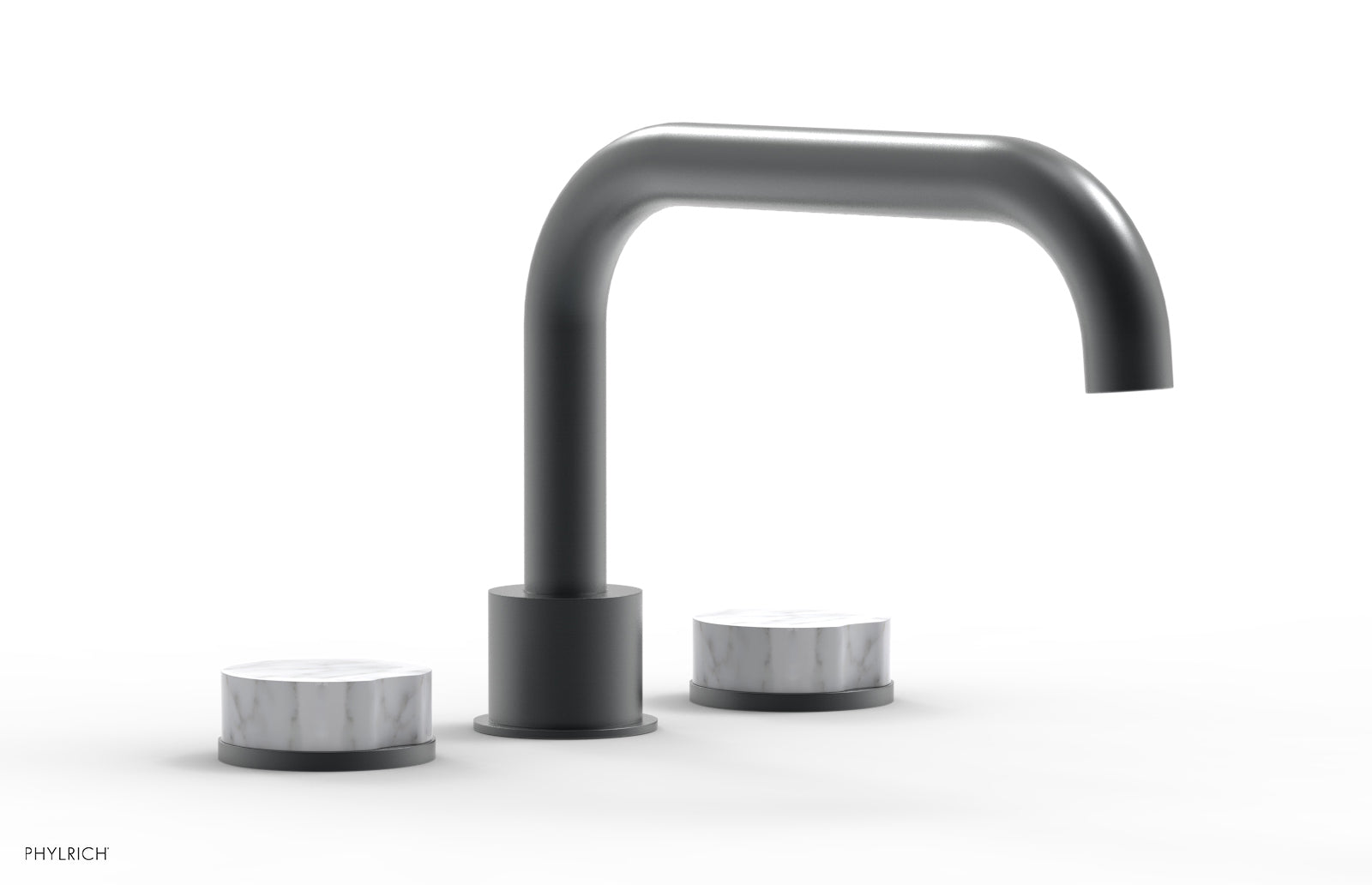 CIRC - Deck Tub Set - Low Spout Marble Handles 250L-42