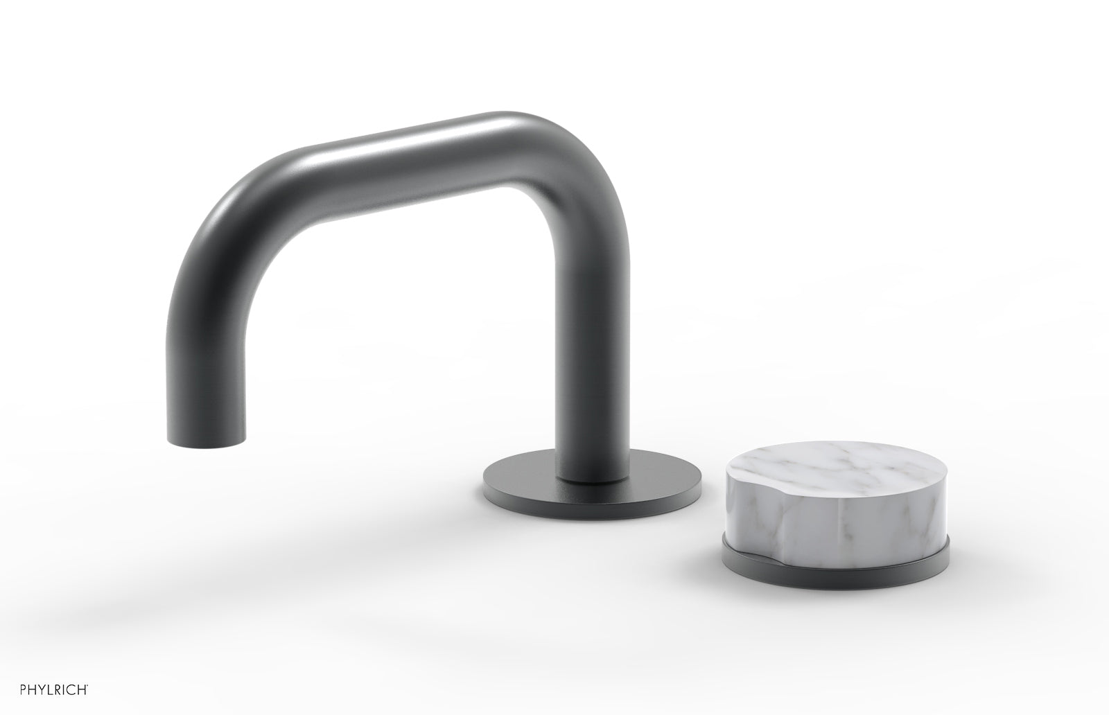 CIRC - Single Handle Faucet - Low Spout, Marble Handle 250L-06