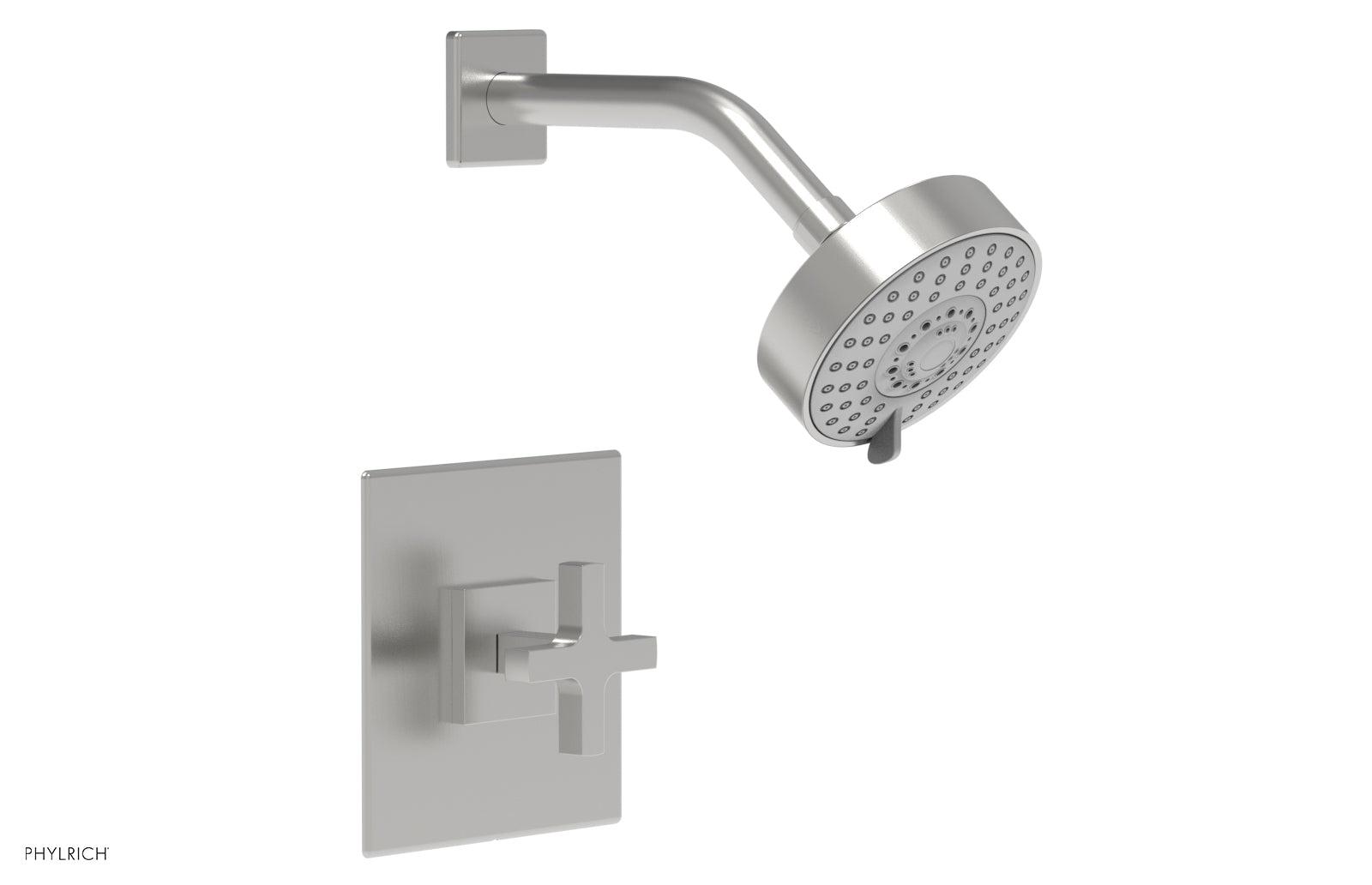 CROI - Pressure Balance Shower Set - Cross Handle 255-21