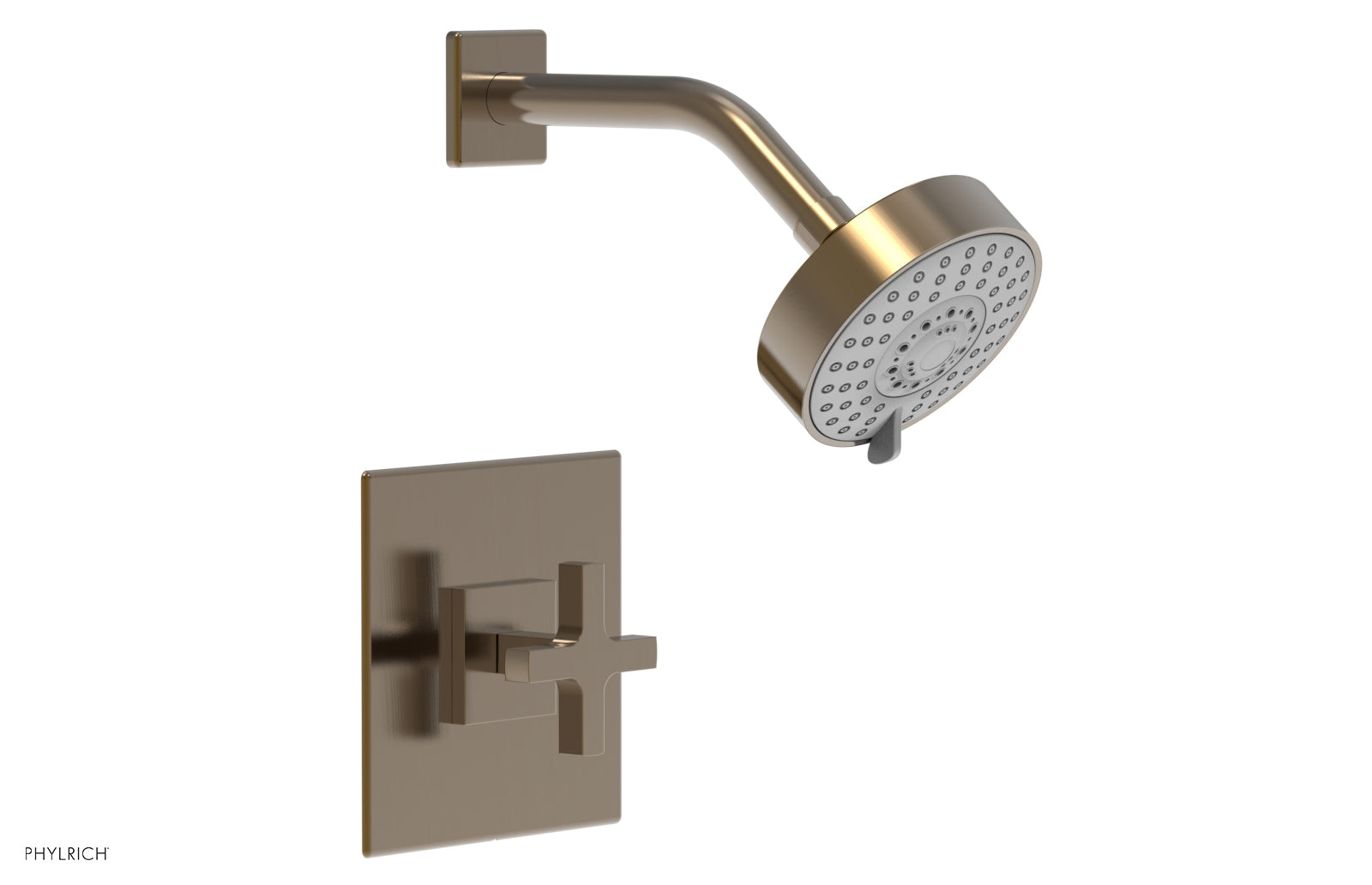 CROI - Pressure Balance Shower Set - Cross Handle 255-21