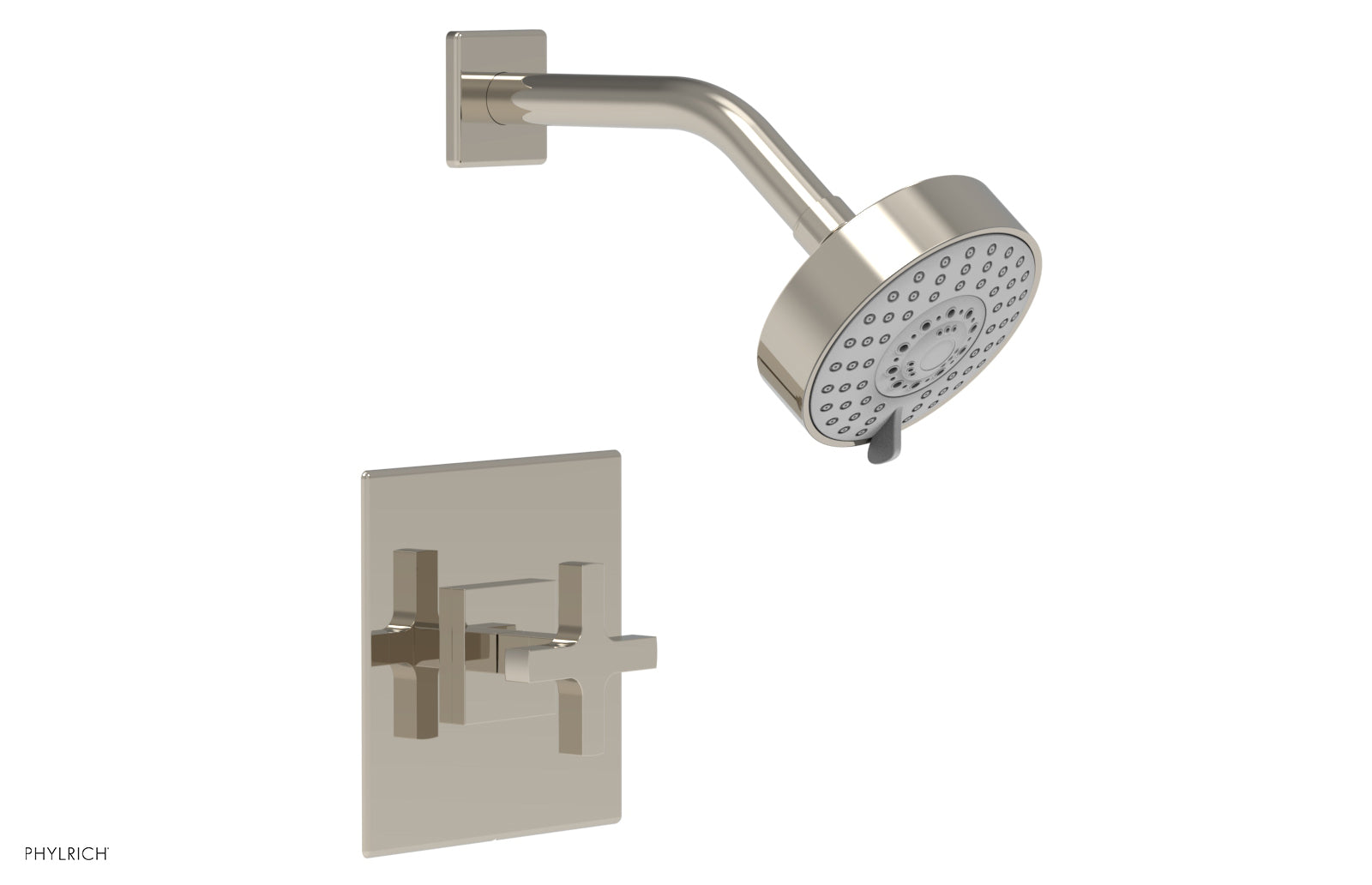 CROI - Pressure Balance Shower Set - Cross Handle 255-21