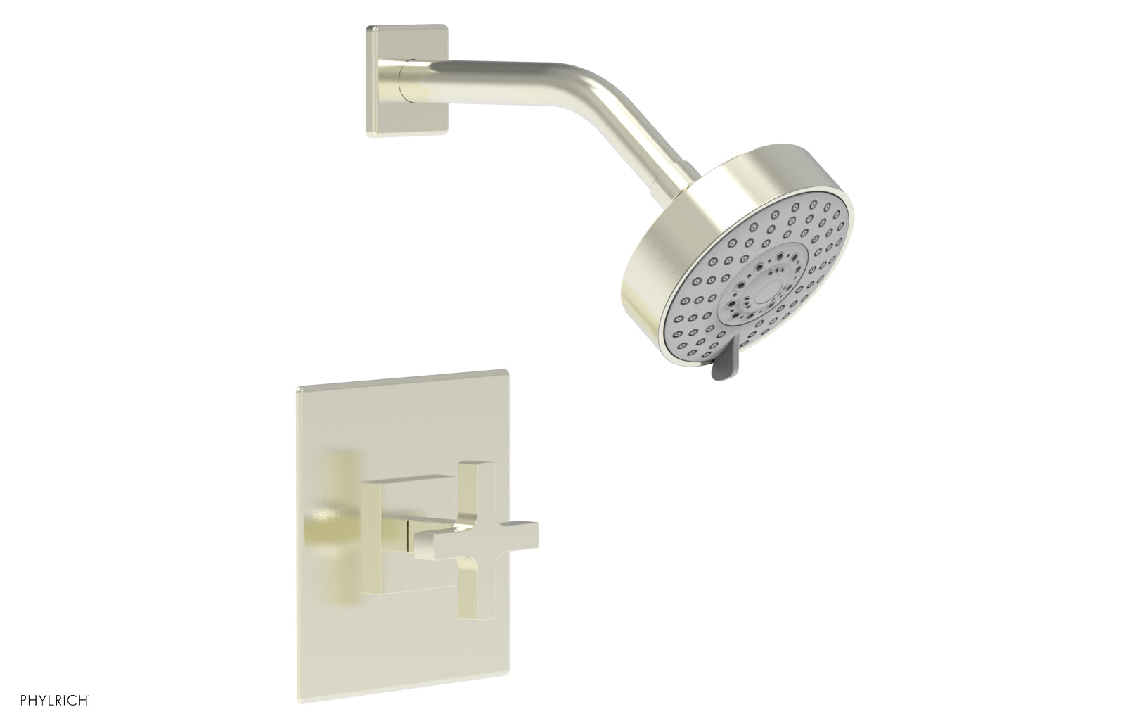 CROI - Pressure Balance Shower Set - Cross Handle 255-21