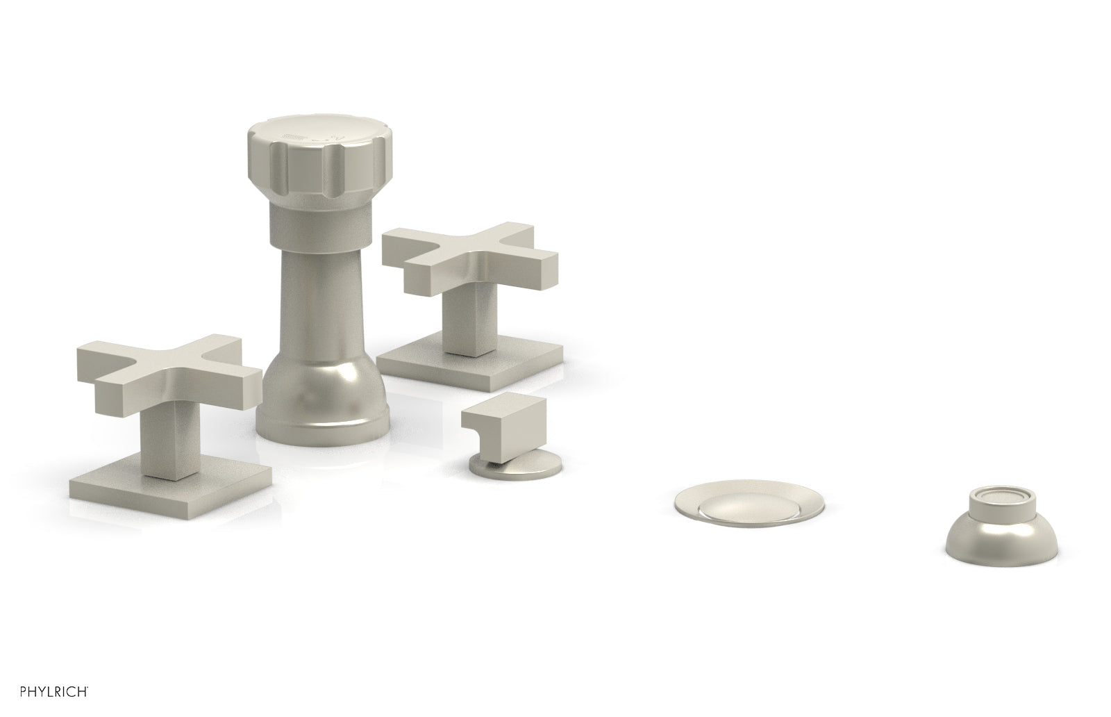 CROI - Four Hole Bidet Set - Cross Handles 255-60