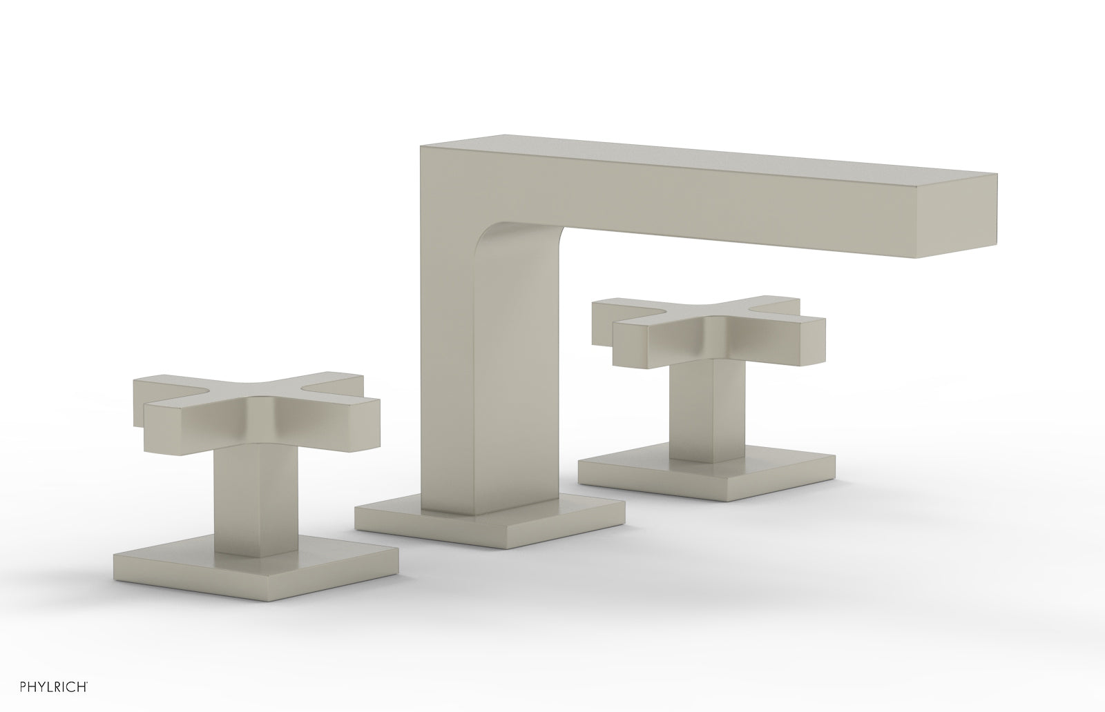 CROI - Widespread Faucet - Low Spout Cross Handles 255L-01