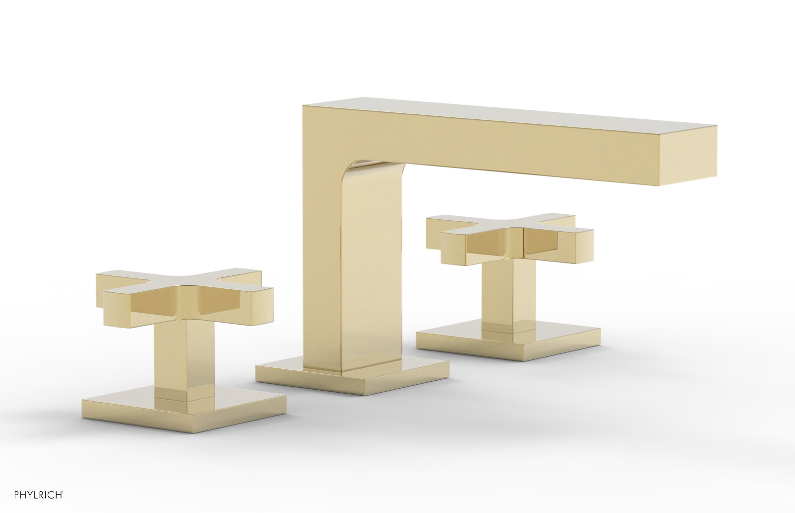 CROI - Widespread Faucet - Low Spout Cross Handles 255L-01