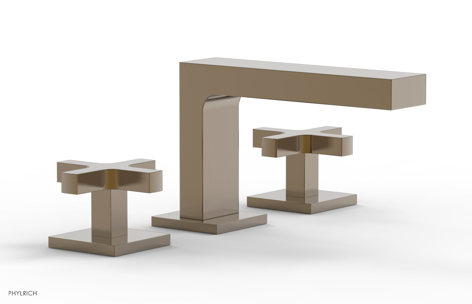 CROI - Widespread Faucet - Low Spout Cross Handles 255L-01