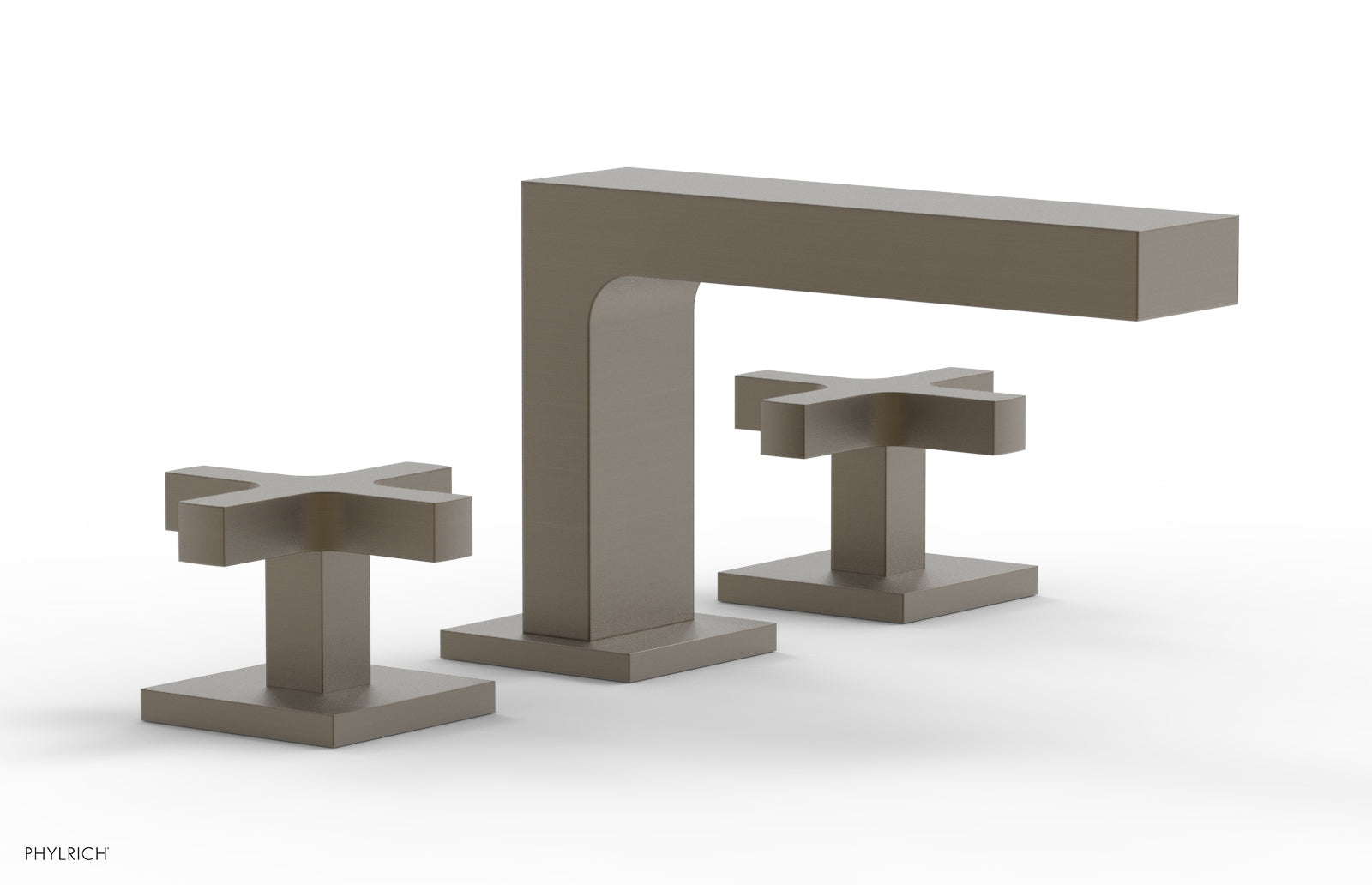 CROI - Widespread Faucet - Low Spout Cross Handles 255L-01