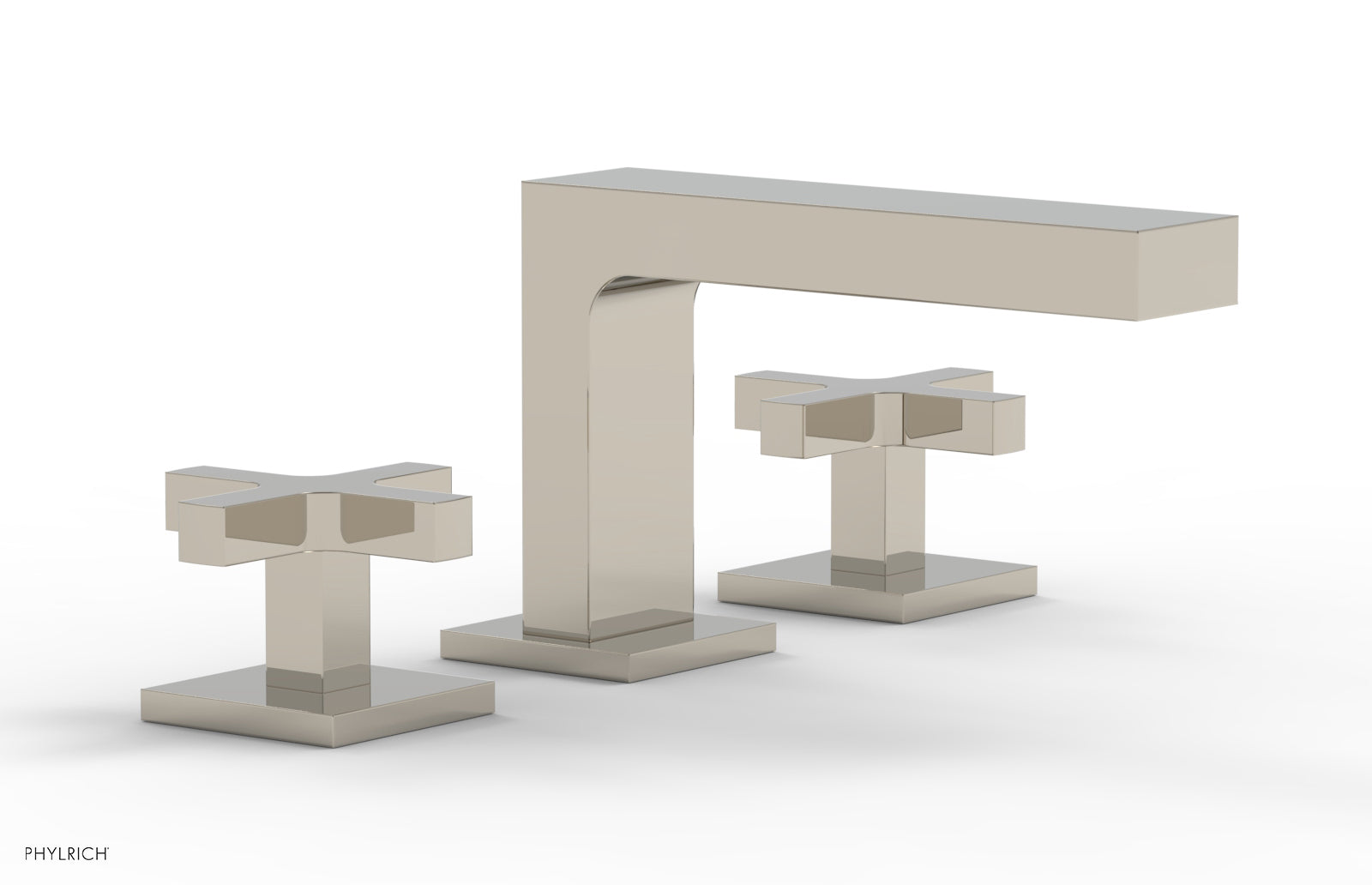 CROI - Widespread Faucet - Low Spout Cross Handles 255L-01