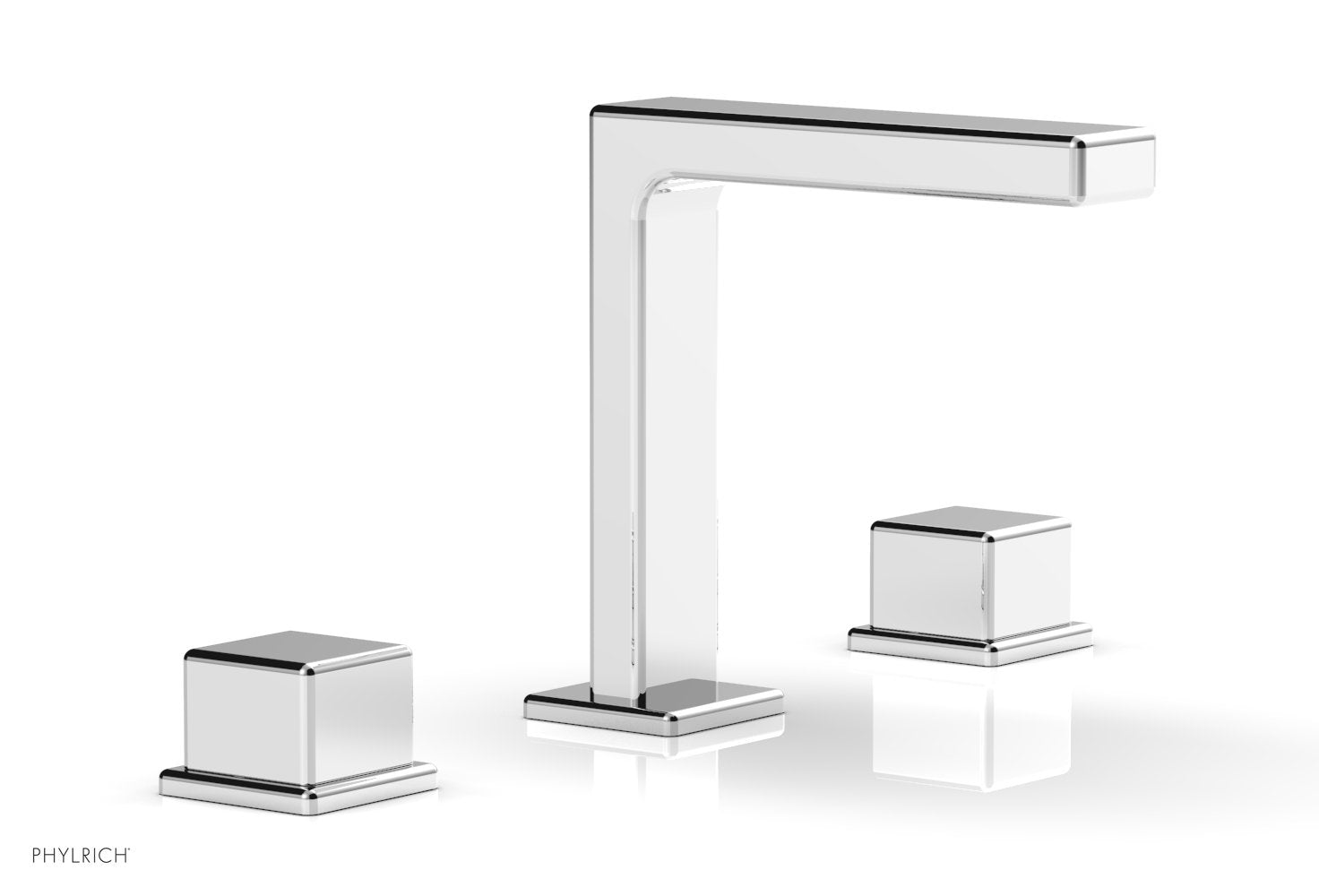 MIX Widespread Faucet - Cube Handles 6-3/4" Height 290-04