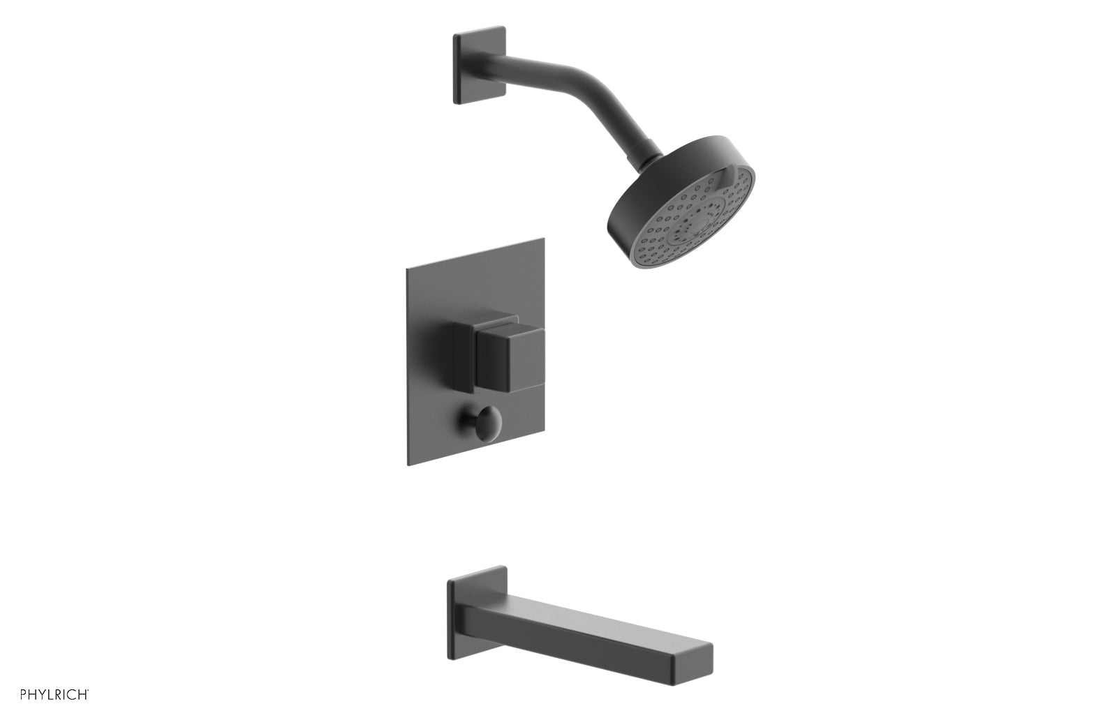 MIX Pressure Balance Tub and Shower Set - Cube Handle 290-29
