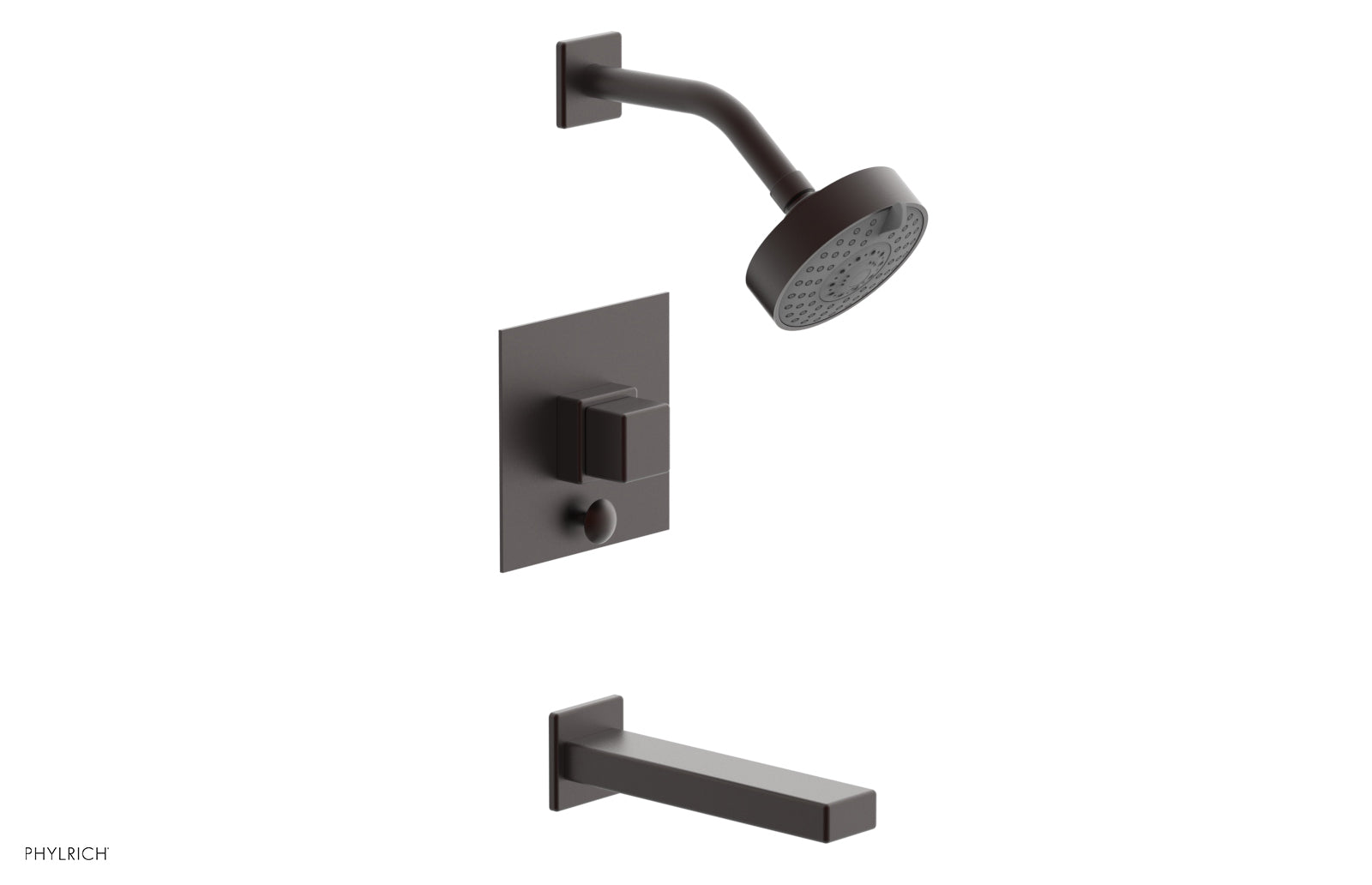 MIX Pressure Balance Tub and Shower Set - Cube Handle 290-29