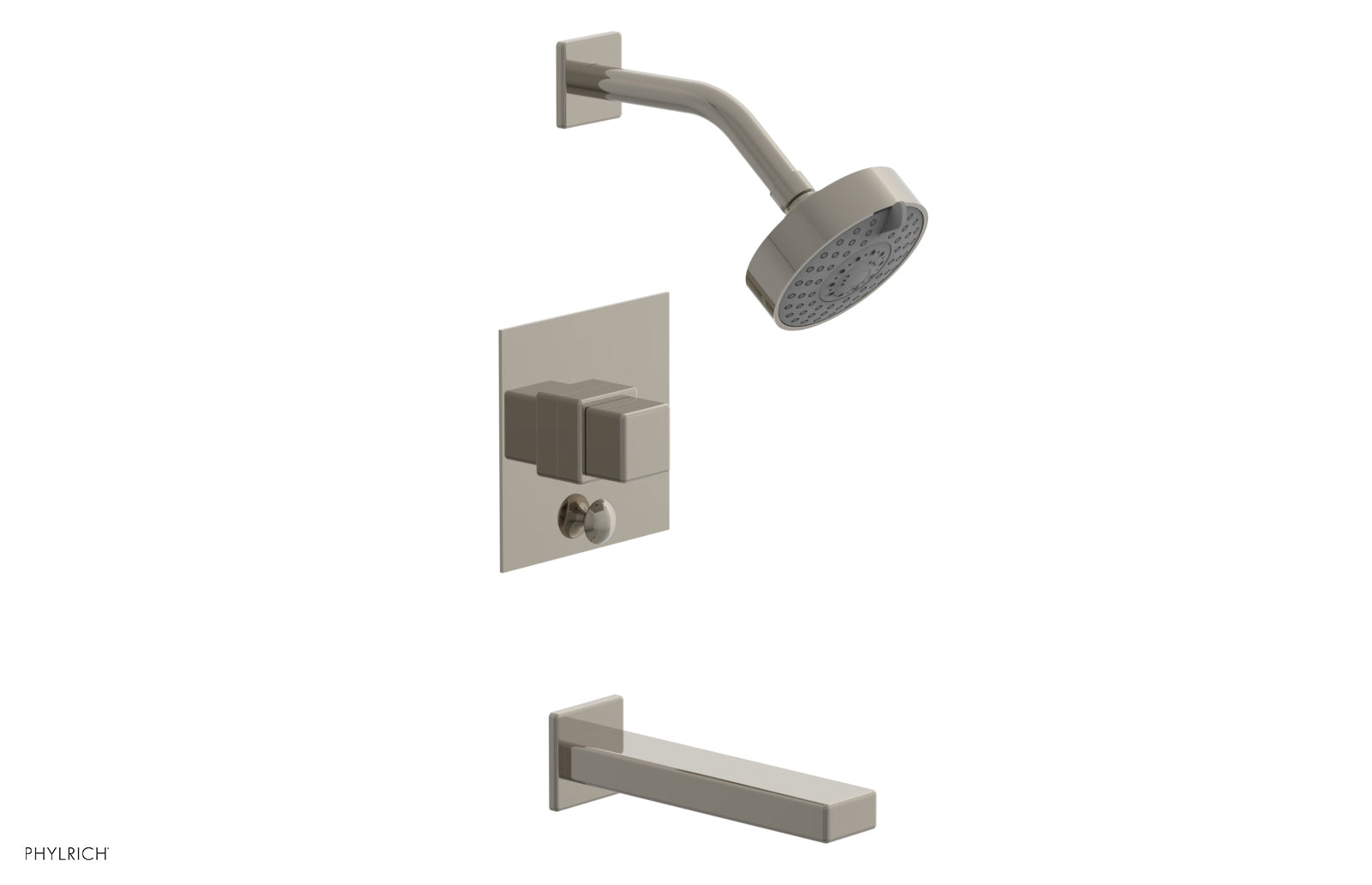 MIX Pressure Balance Tub and Shower Set - Cube Handle 290-29