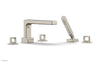 MIX Deck Tub Set with Hand Shower - Ring Handles 290-50