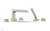 MIX Deck Tub Set with Hand Shower - Cube Handles 290-51