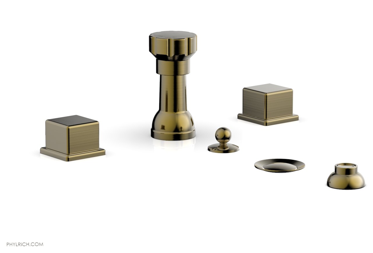 MIX Four Hole Bidet Set - Cube Handles 290-63