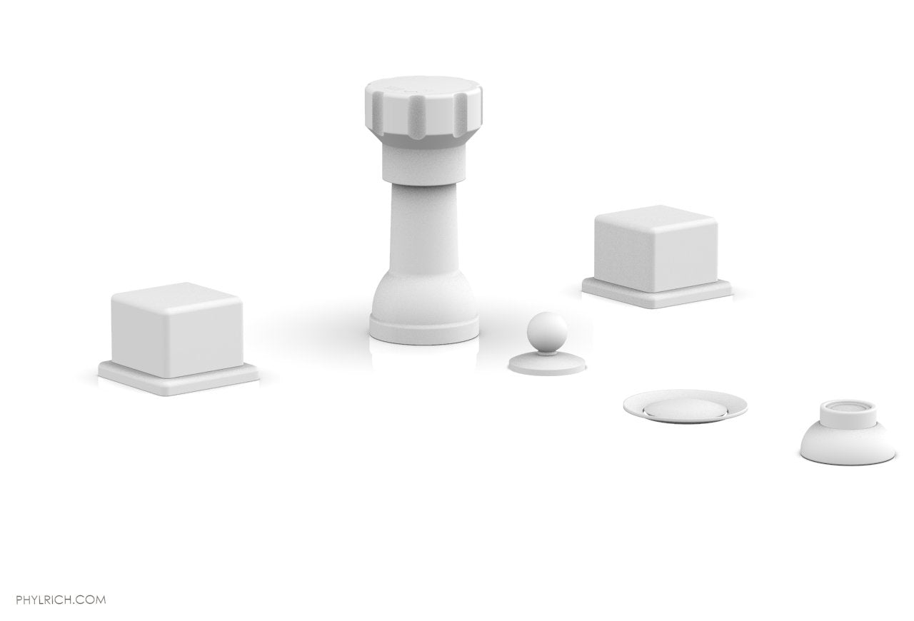 MIX Four Hole Bidet Set - Cube Handles 290-63