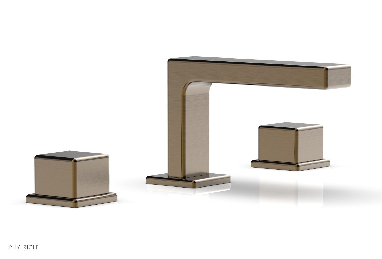 MIX Widespread Faucet - Cube Handles 4-1/4" Height 290L-04