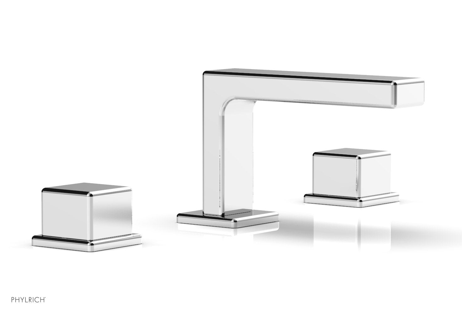 MIX Widespread Faucet - Cube Handles 4-1/4" Height 290L-04