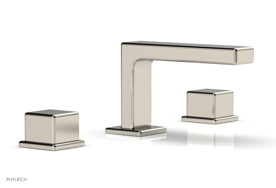 MIX Widespread Faucet - Cube Handles 4-1/4" Height 290L-04