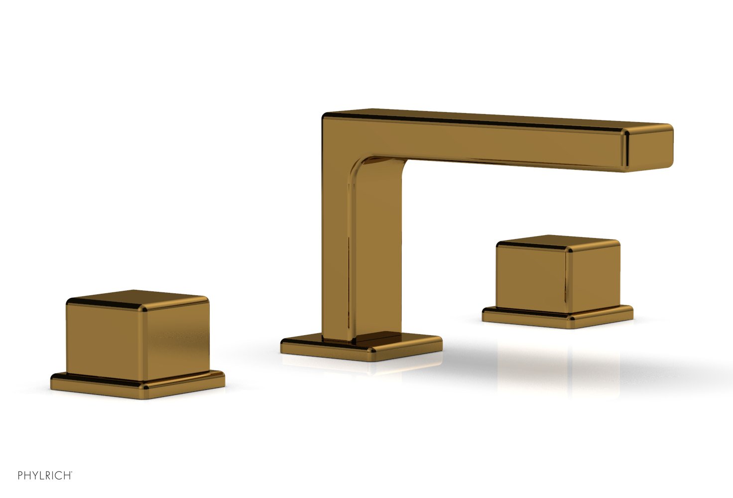 MIX Widespread Faucet - Cube Handles 4-1/4" Height 290L-04