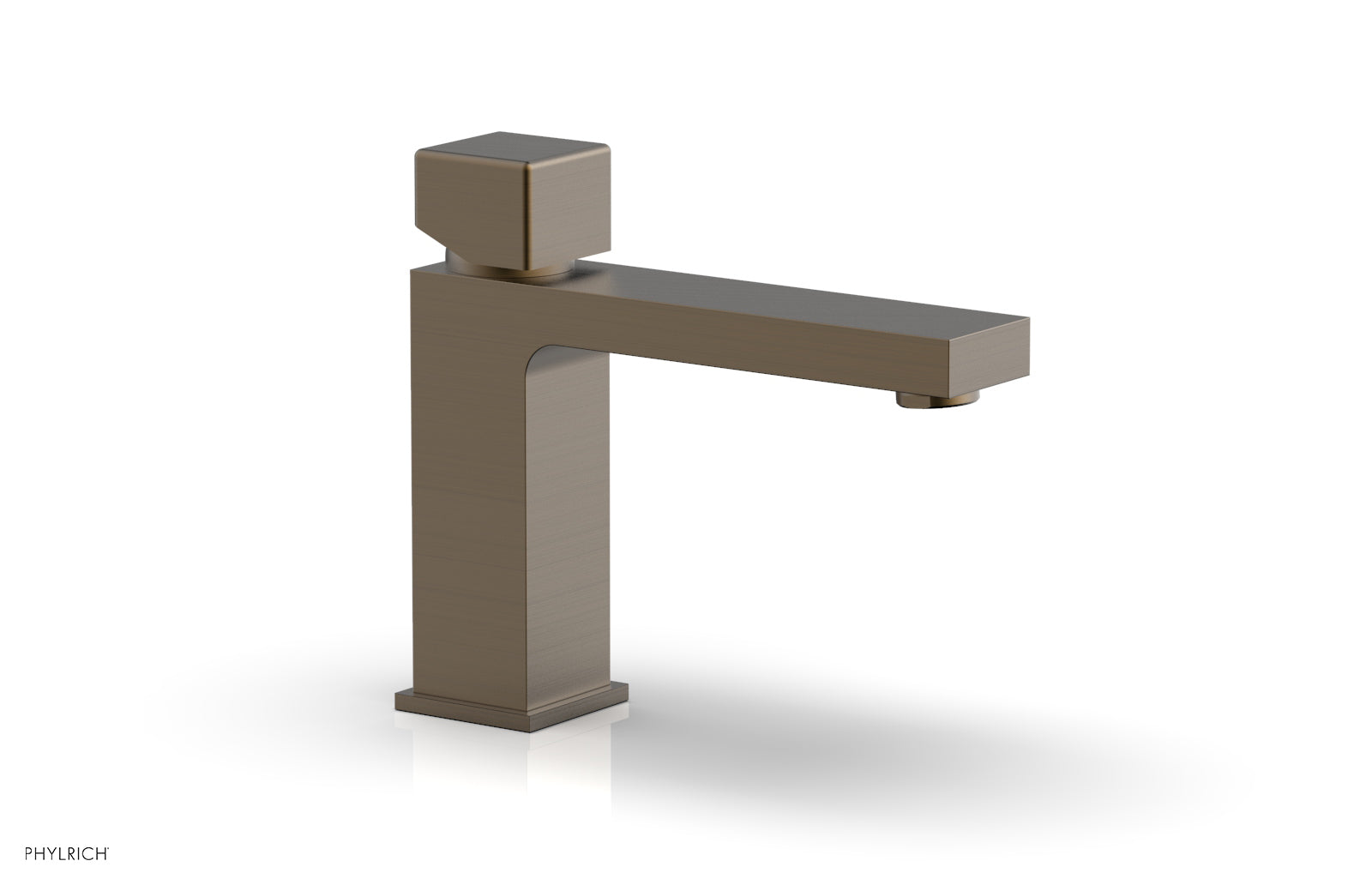 MIX Single Hole Lavatory Faucet, Low - Cube Handle 290L-08