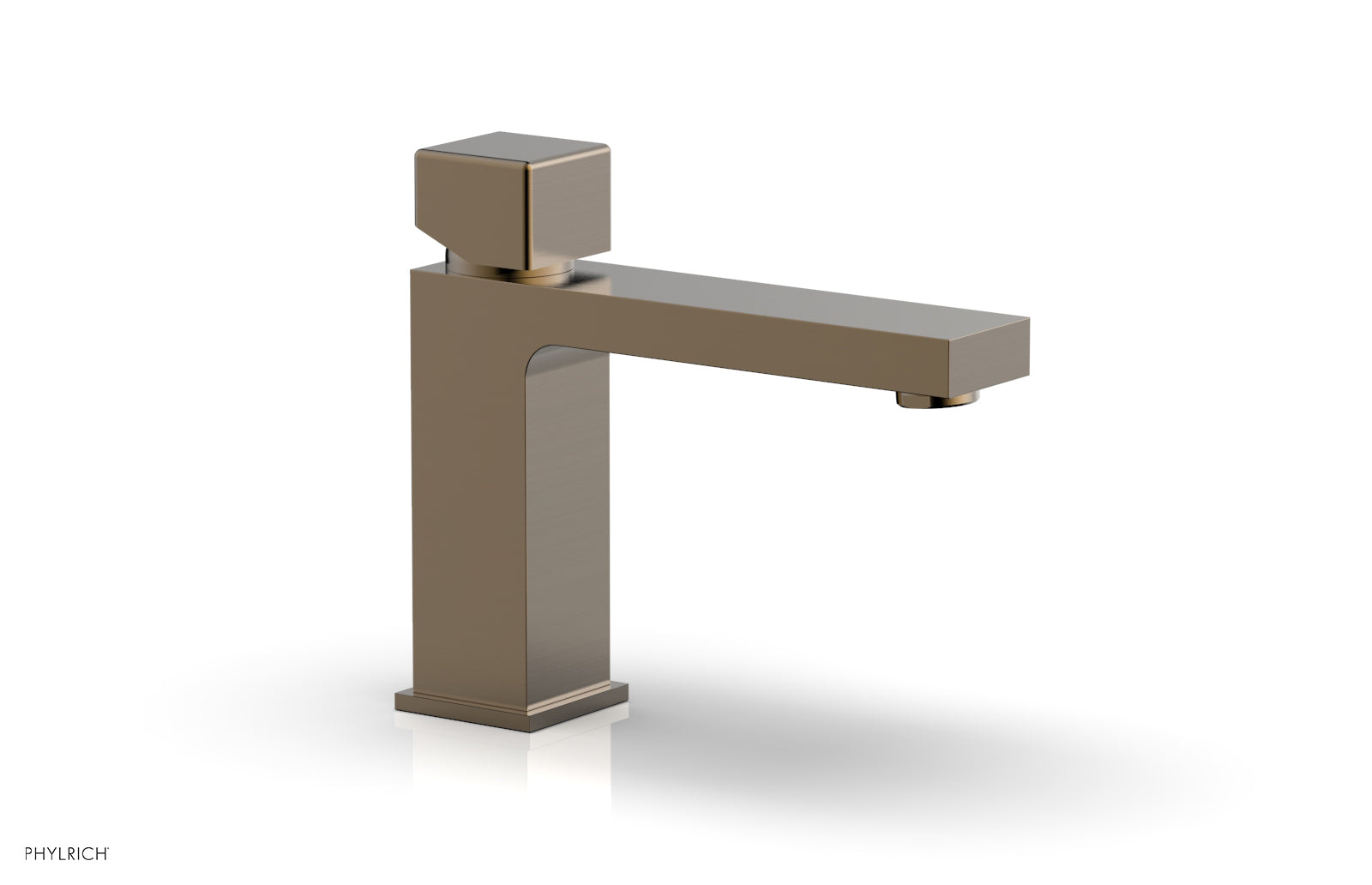 MIX Single Hole Lavatory Faucet, Low - Cube Handle 290L-08