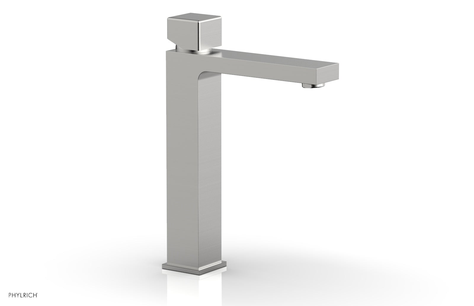 MIX Single Hole Lavatory Faucet, Tall - Cube Handle 290T-08