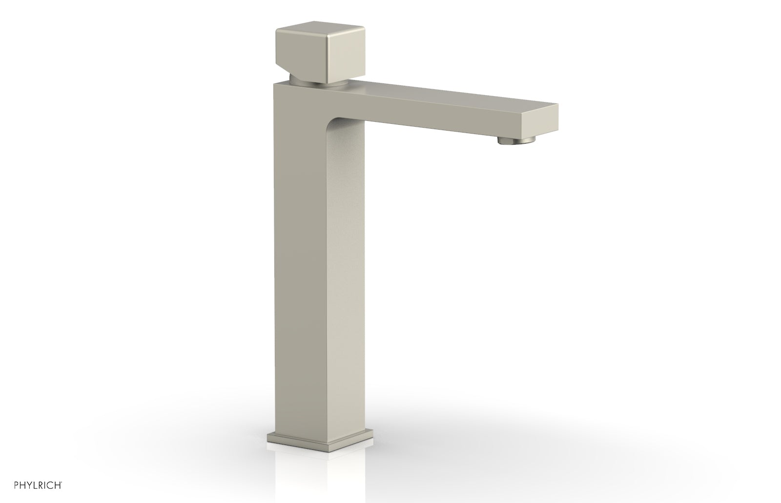 MIX Single Hole Lavatory Faucet, Tall - Cube Handle 290T-08